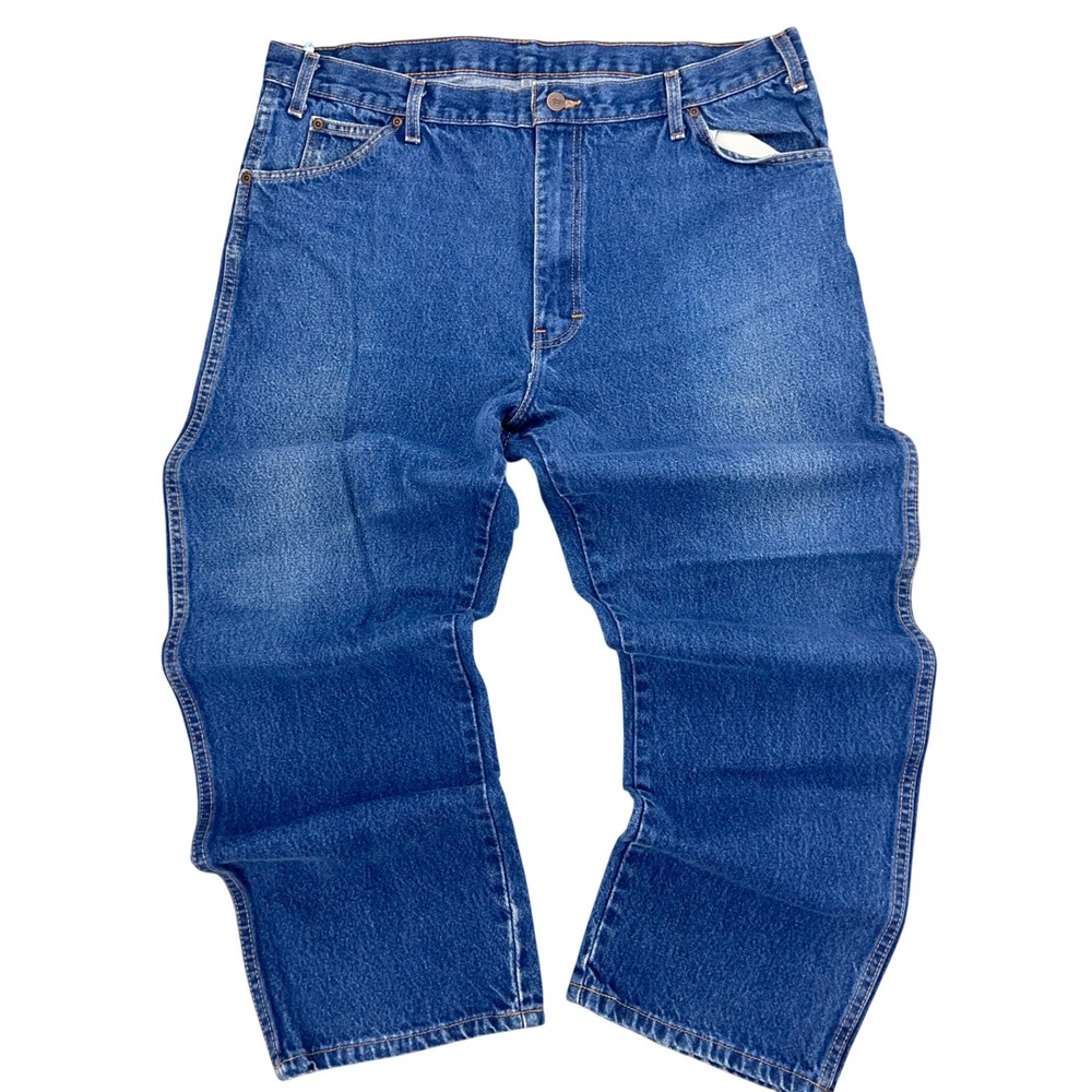 Dickies Mens Regular Fit Denim Jeans‎ Medium Wash Blue 100 Cotton 9393RNB 40x30